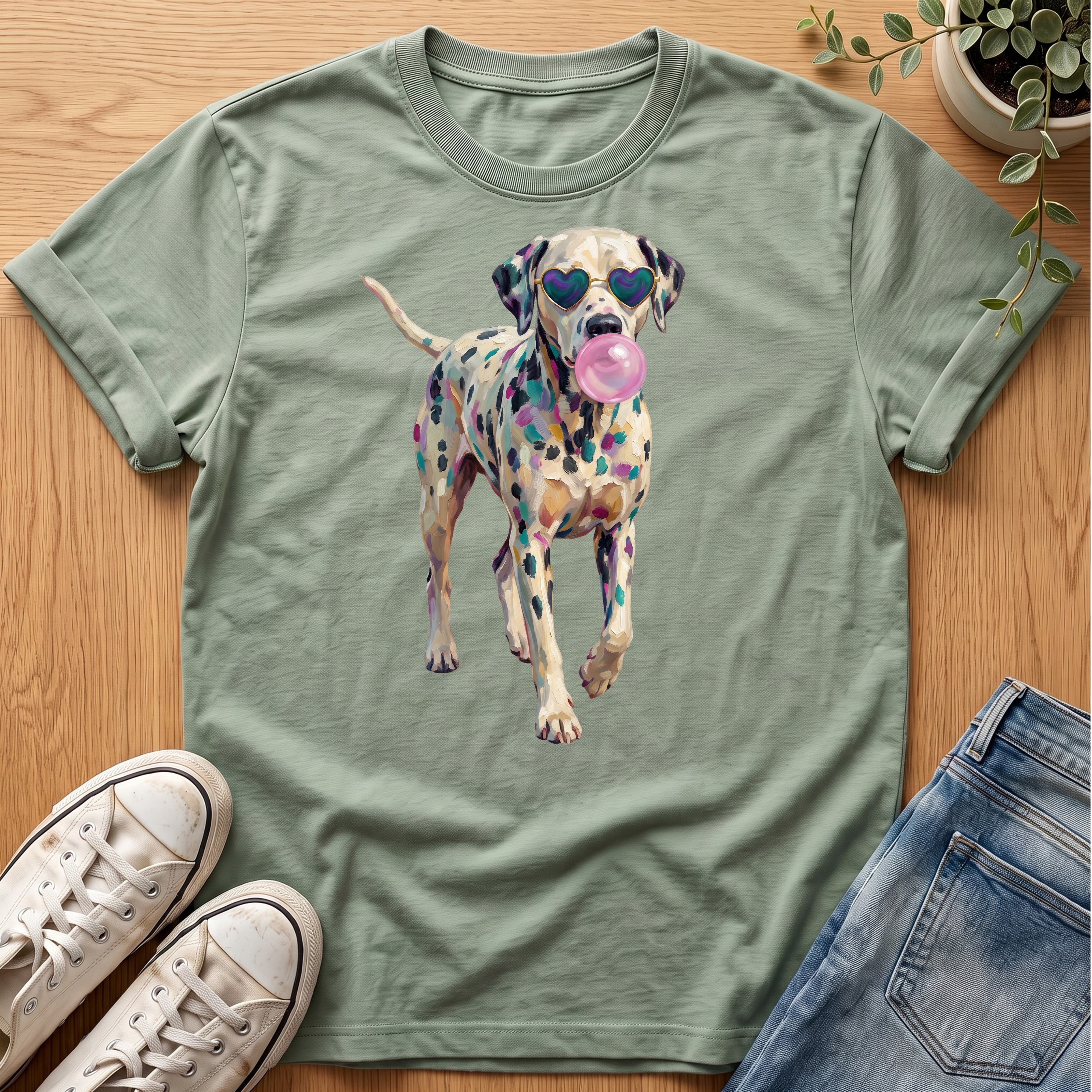 Dalmatian Bubblegum T-Shirt