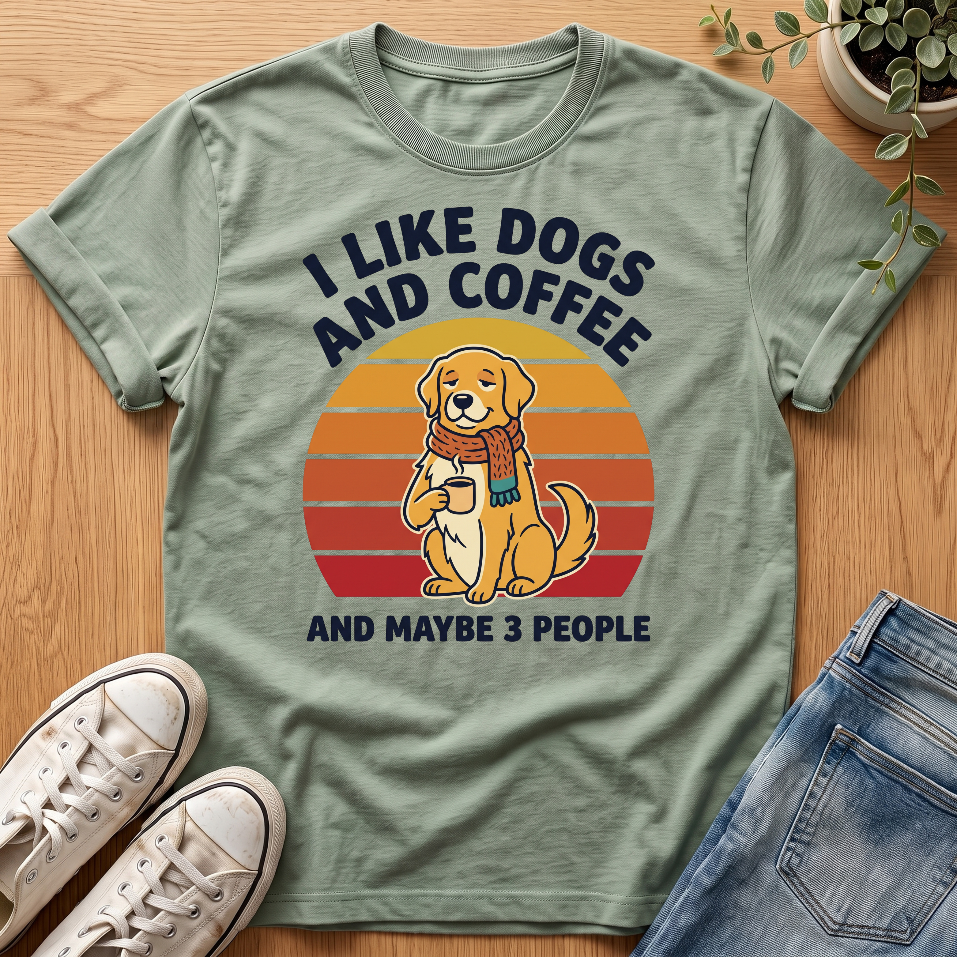 I Like Dogs And Coffee T-Shirt