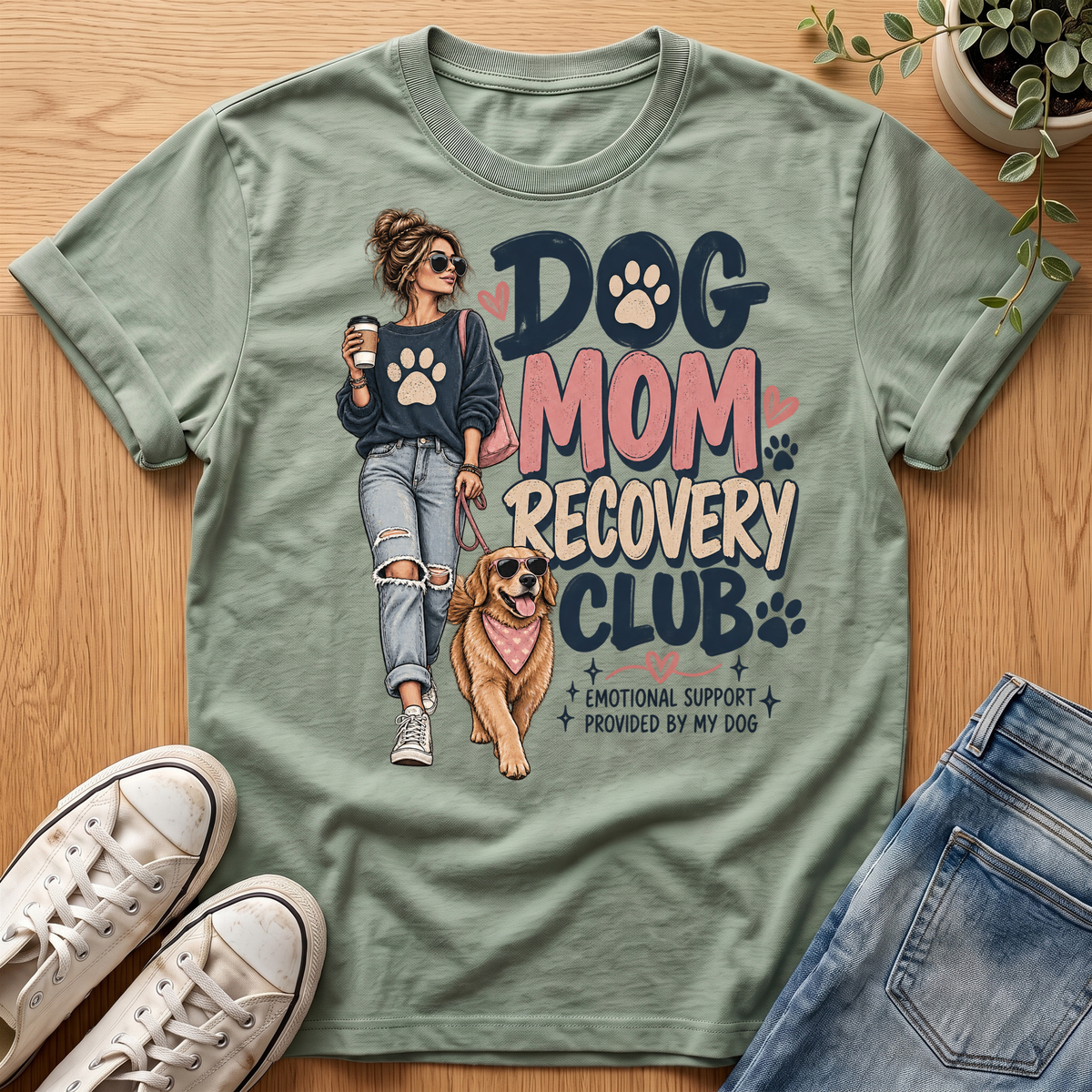 Dog Mom Recovery #3 T-Shirt