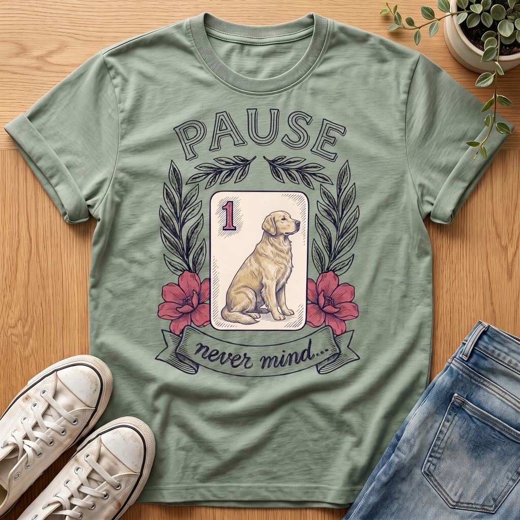 Golden Retriever Pause T-Shirt