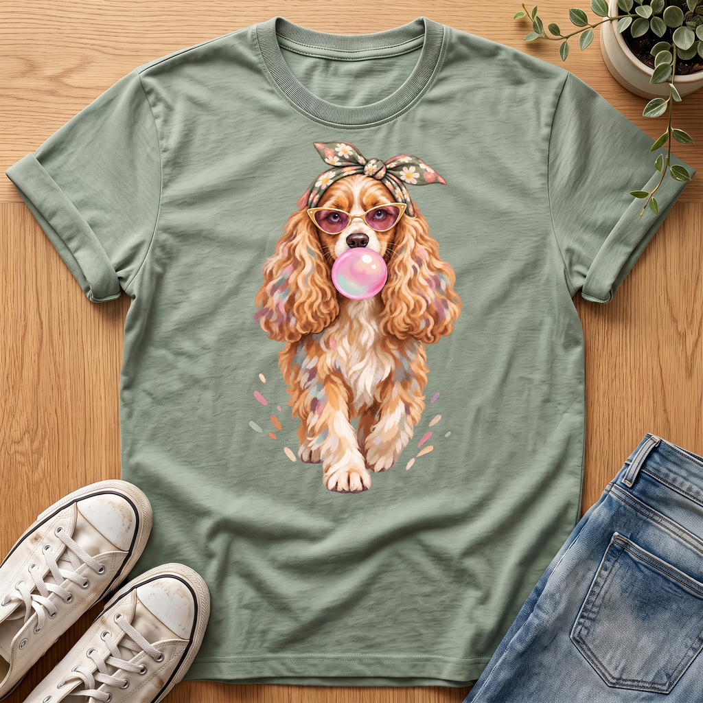 Cocker Spaniel Bubblegum T-Shirt