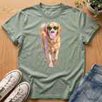 Golden Retriever Bubblegum T-Shirt