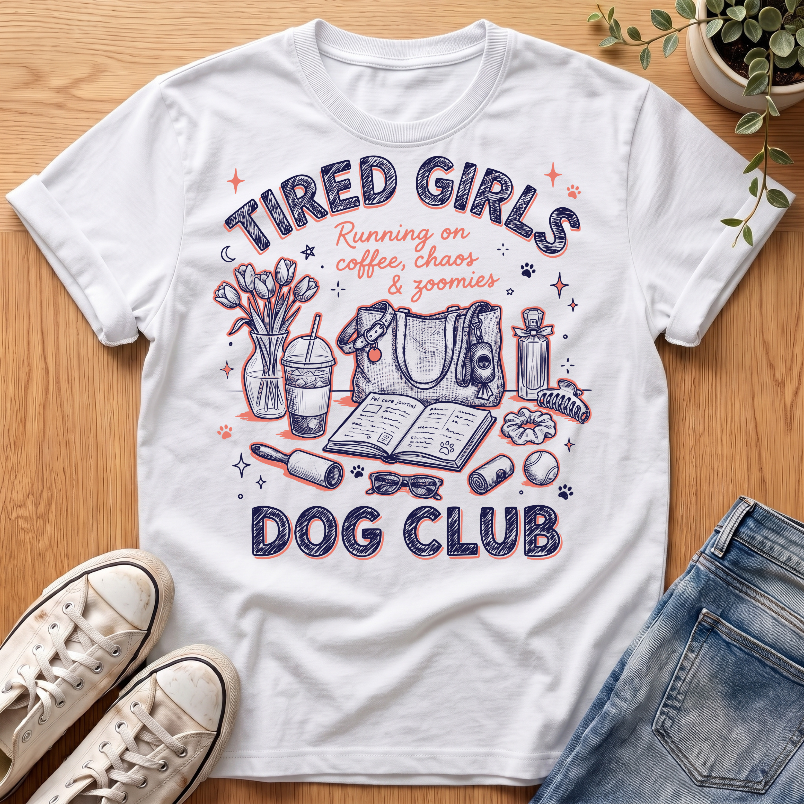 Tired Girls Essentials T-Shirt