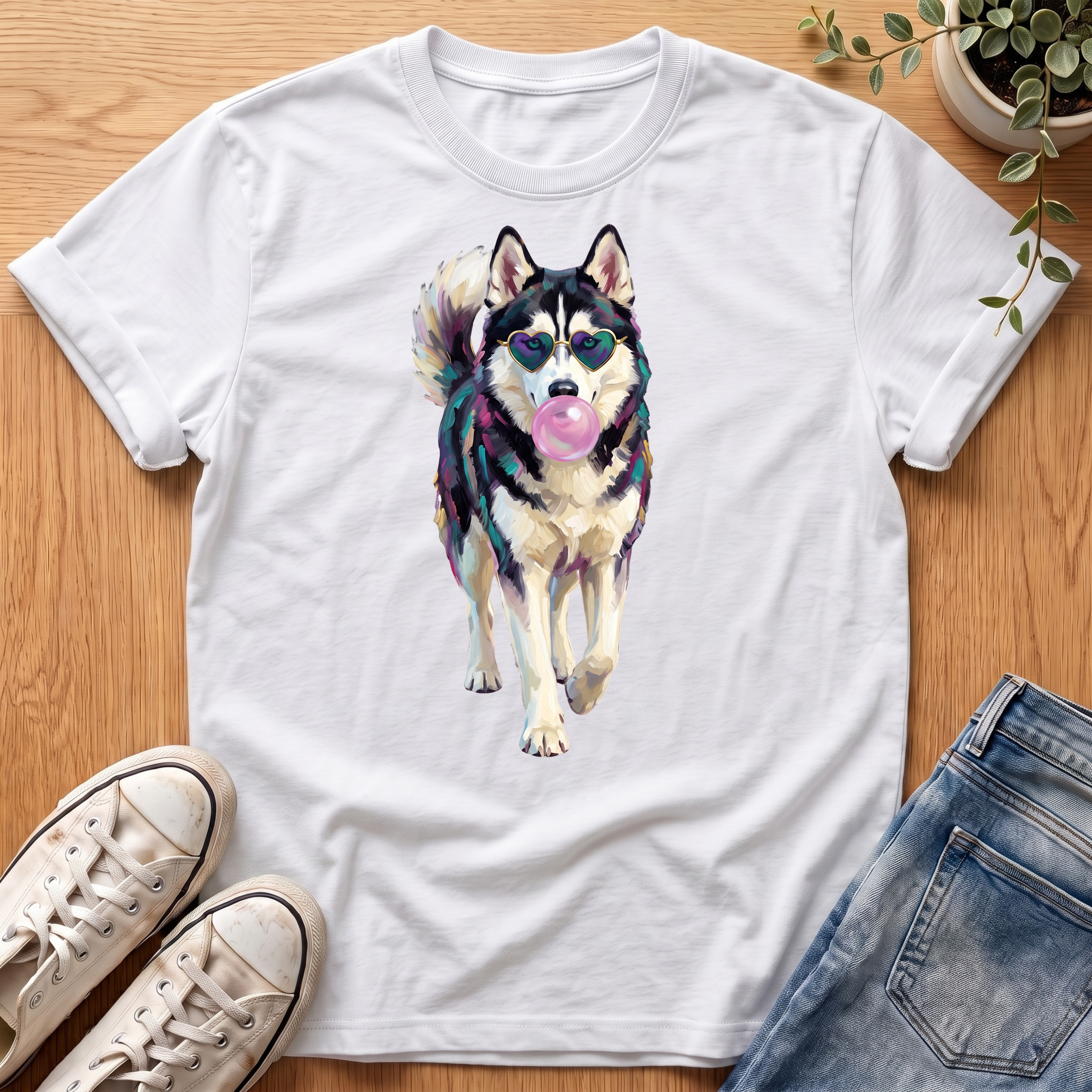 Husky Bubblegum T-Shirt