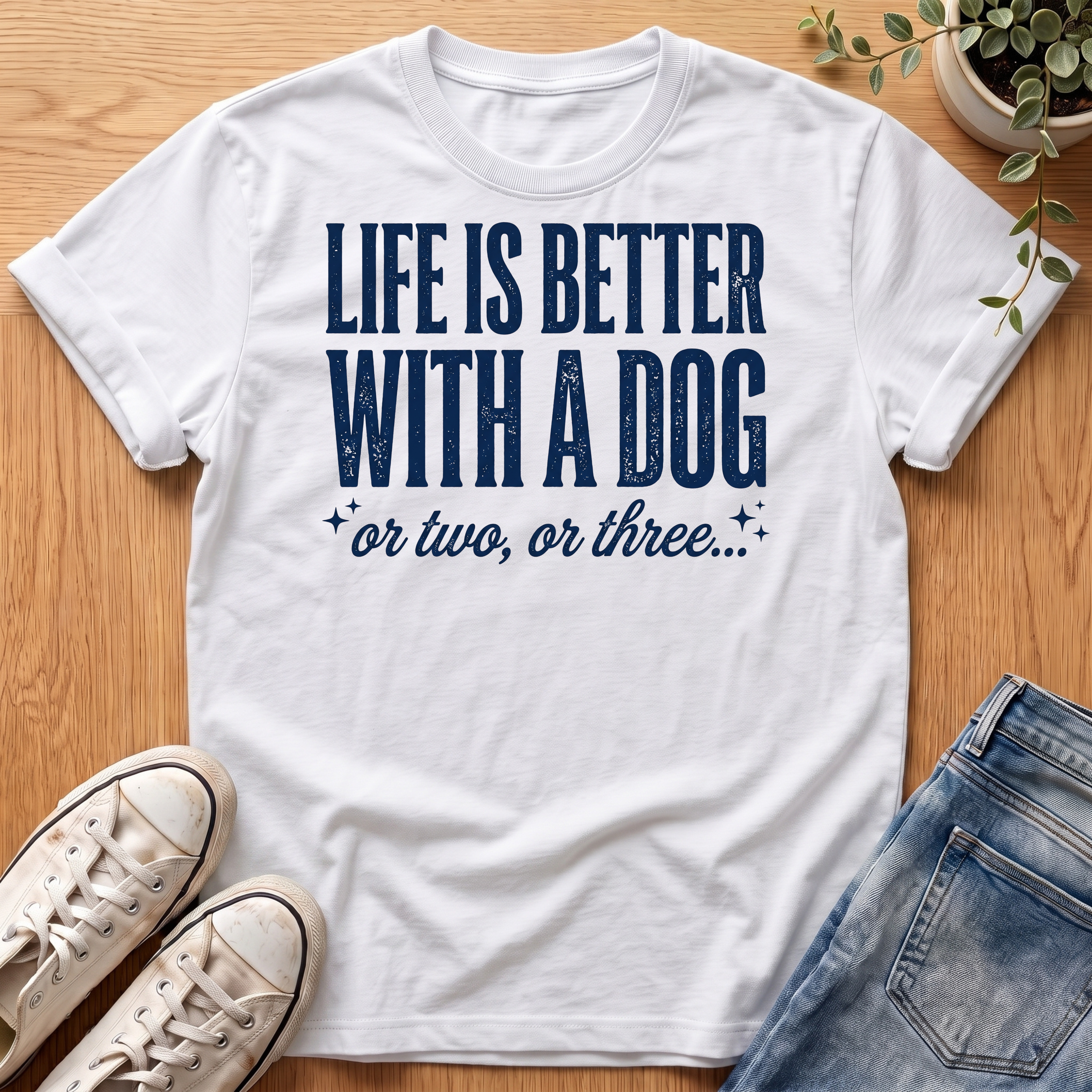 Life Is Better With A Dog T-Shirt