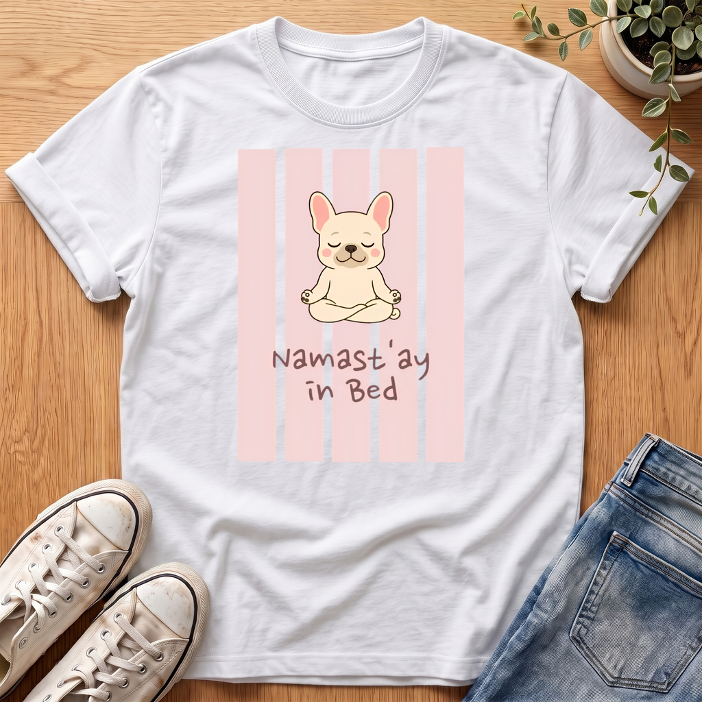 Namast'ay In Bed T-Shirt