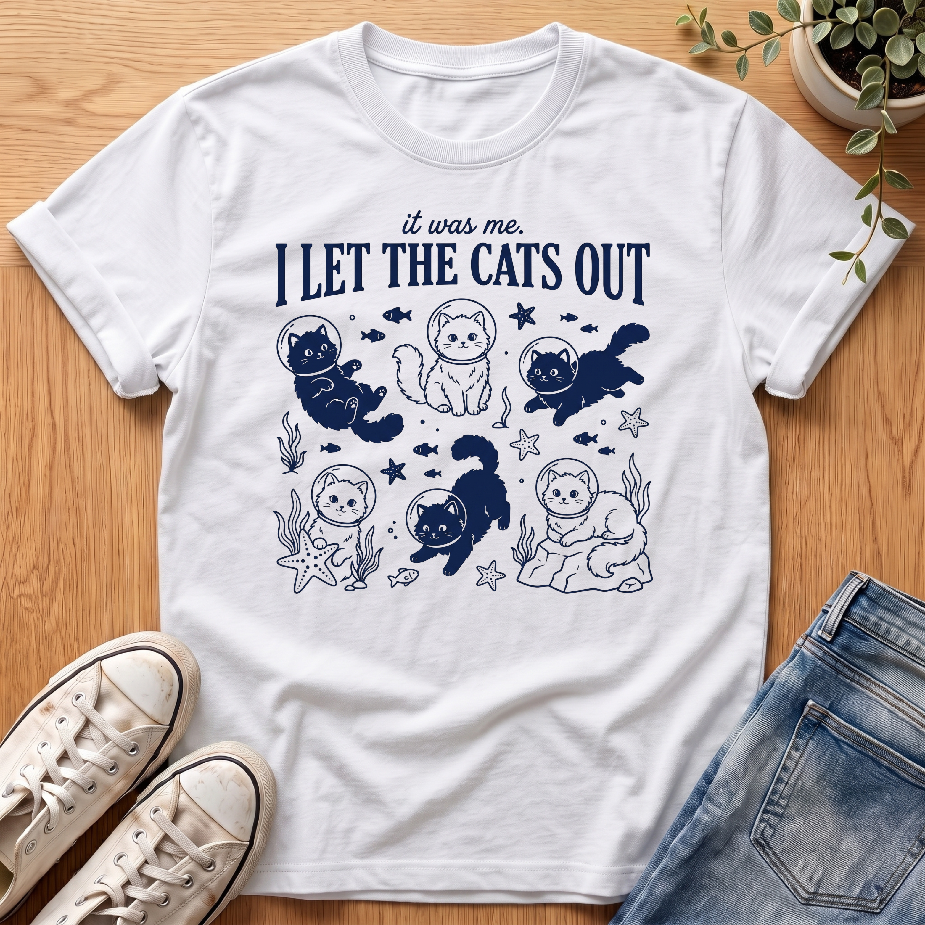 I Let The Cats Out T-Shirt