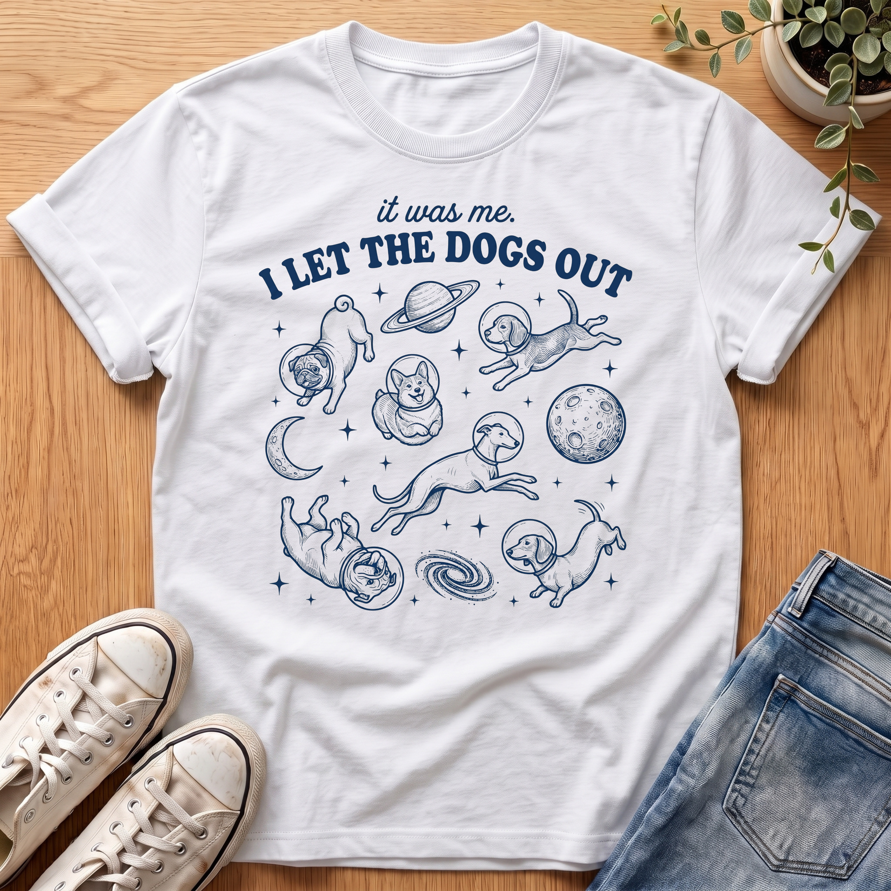 I Let The Dogs Out T-Shirt