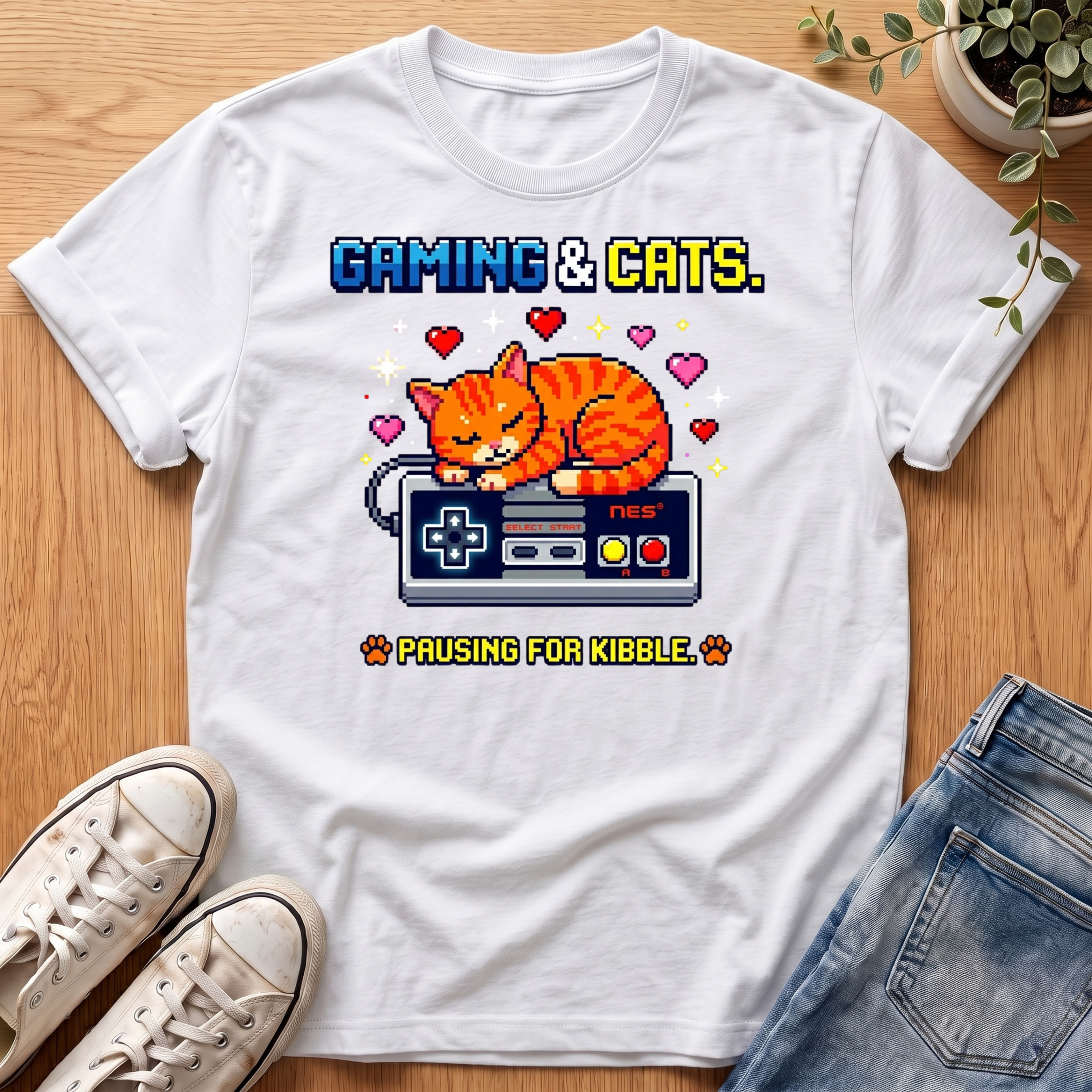 Gaming & Cats T-Shirt
