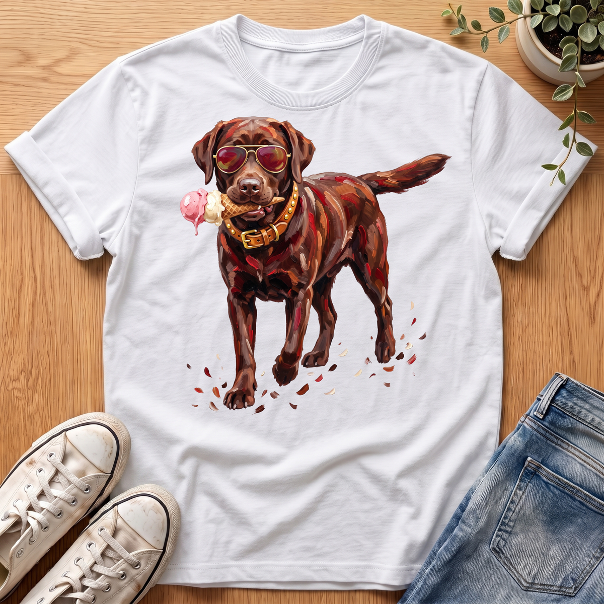 Labrador Ice Cream T-Shirt