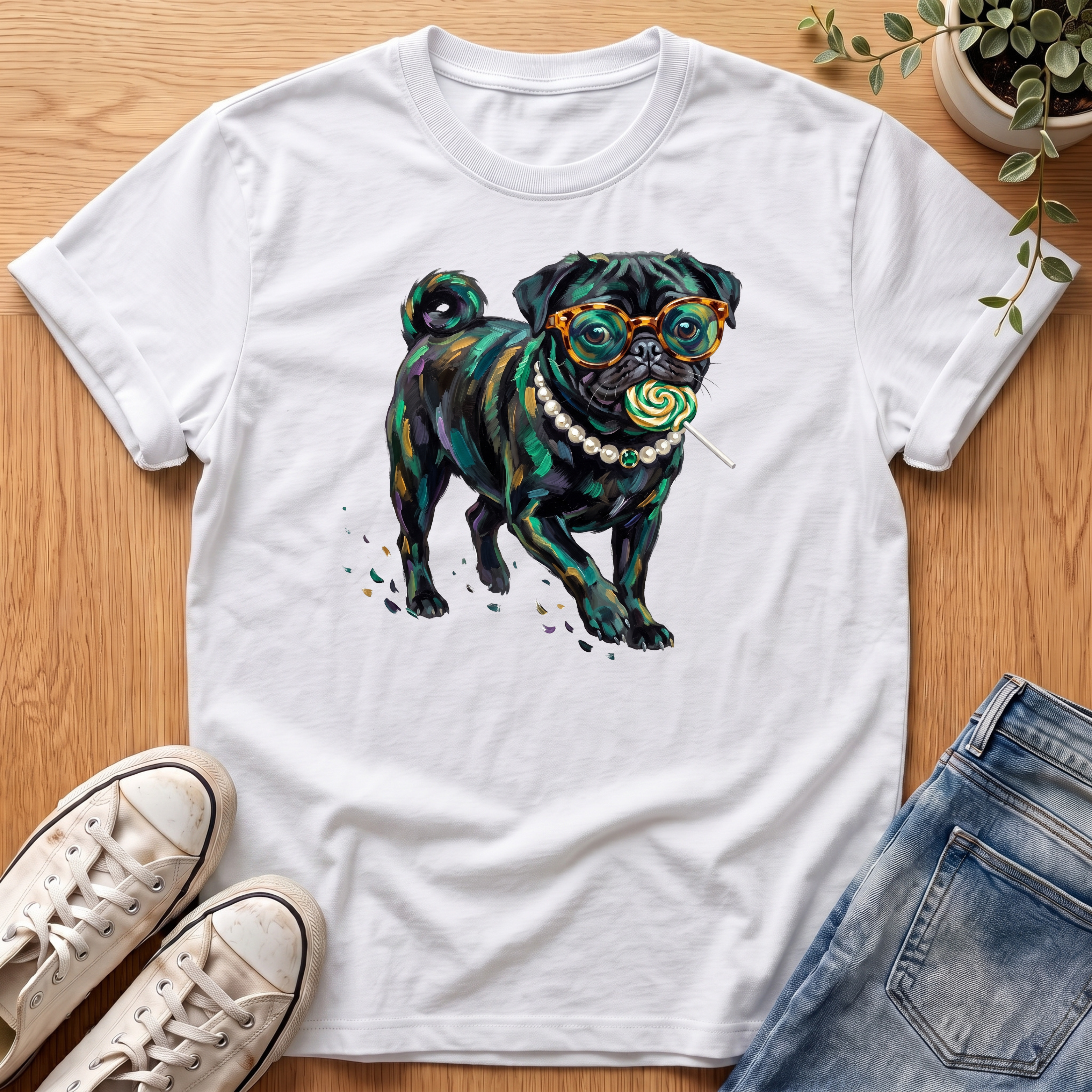 Pug Lollipop T-Shirt