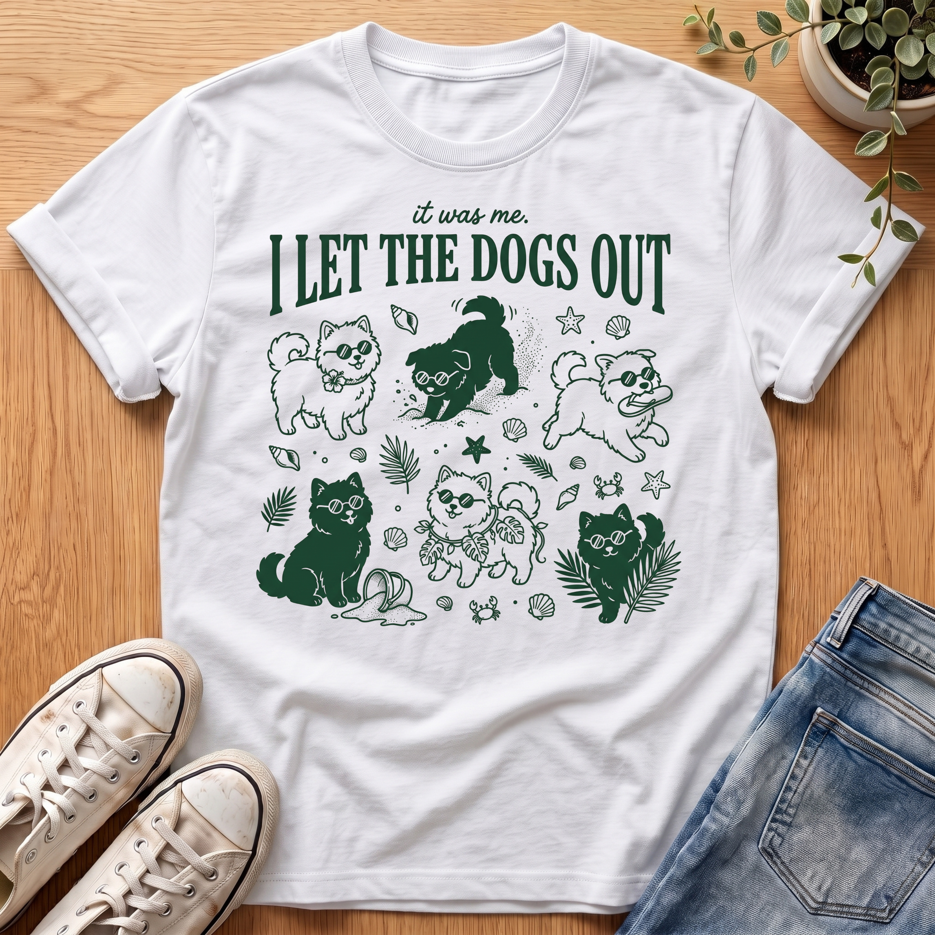 I Let The Dogs Out T-Shirt