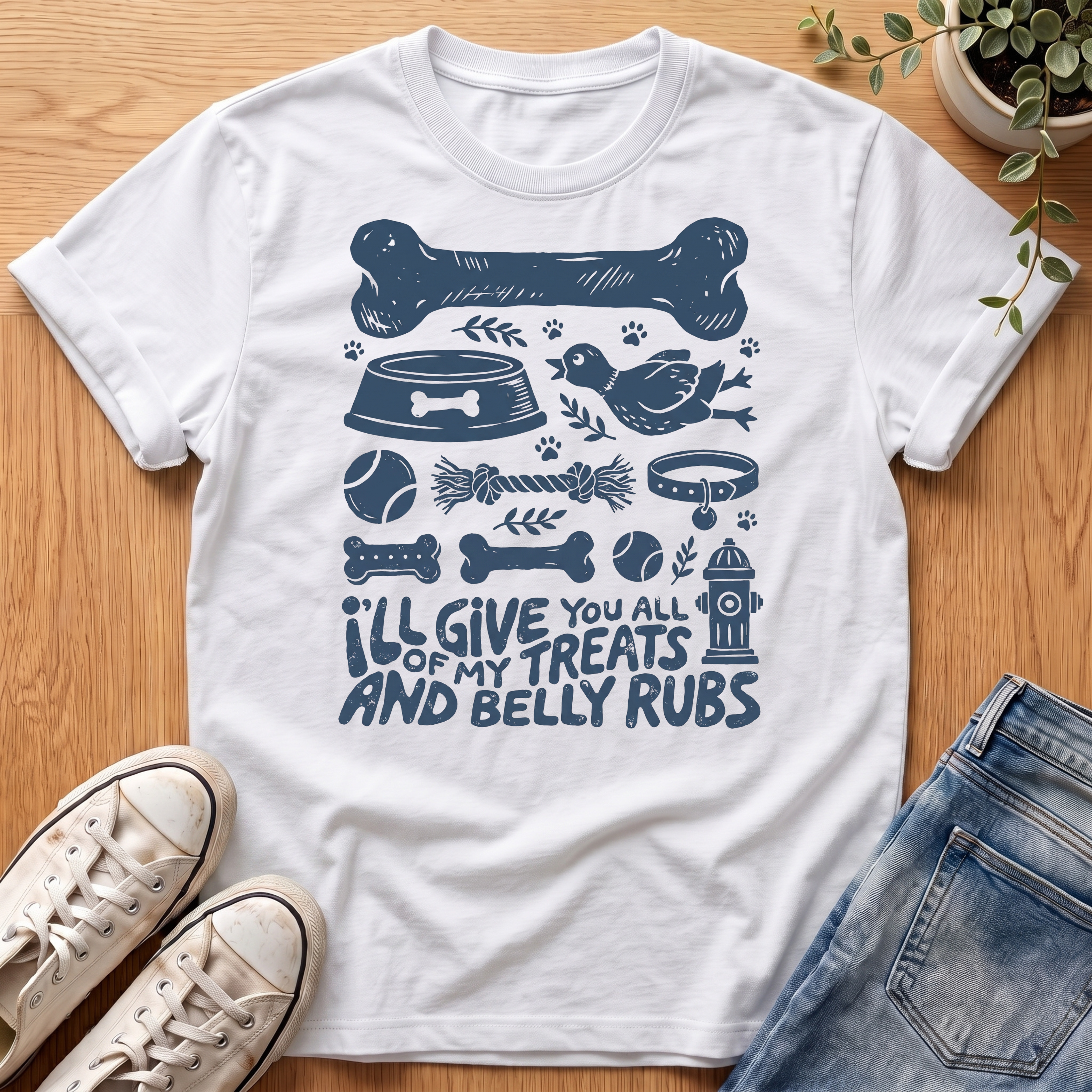 Treats And Belly Rubs T-Shirt