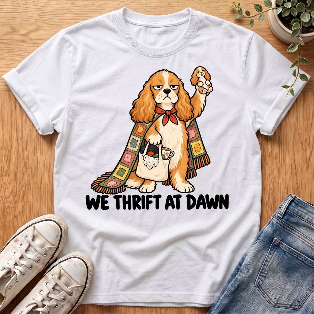 Cocker Spaniel Thrift Adventure T-Shirt