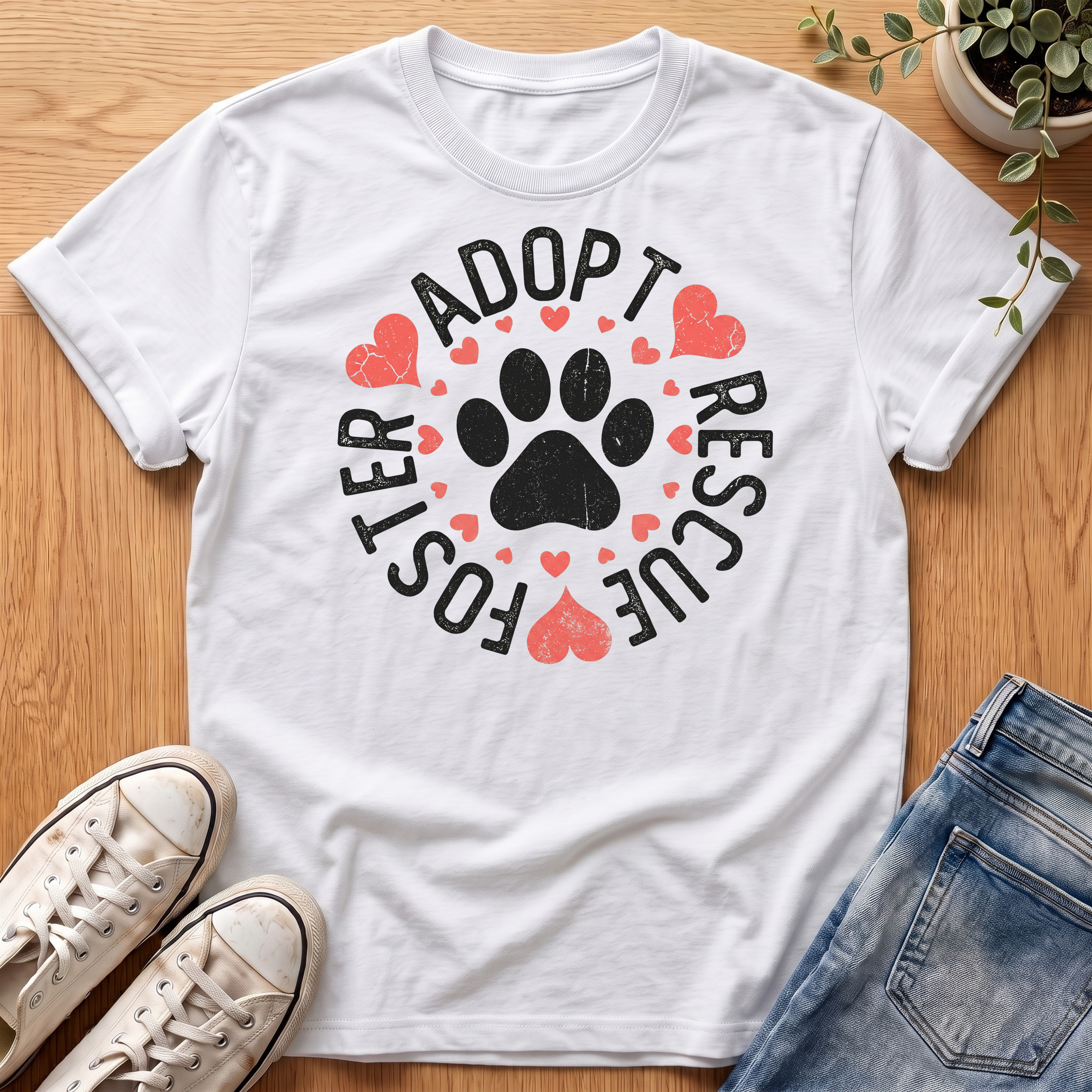 Foster Adopt Rescue T-Shirt