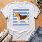 Beagle On Blue T-Shirt